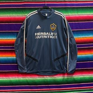 Adidas LA Galaxy soccer training sweatshirt men's large